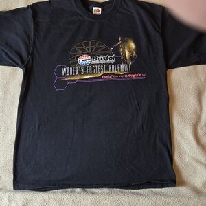 Fruit of the Loom Black Graphic T-Shirt